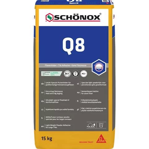  Leicht-Spezial-Pulverkleber Staubreduzierend Schönox Q8 15 KG